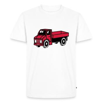 Voiture jouets camion camion camion camion véhicul - T-shirt Premium bio Homme - blanc - Devant - Nico (187cm)