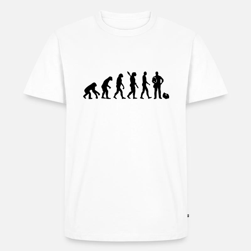 Elektriker - Männer Premium Bio T-Shirt - Weiß