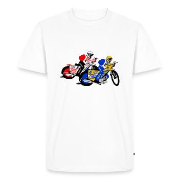 Speedway Racing - T-shirt Premium bio Homme - blanc - Devant - Nico (187cm)