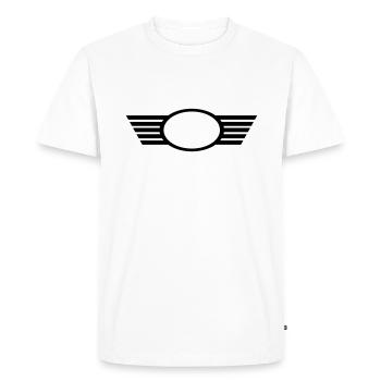 Wappen - Men's Premium Organic T-Shirt - white - Front - Nico (187cm)