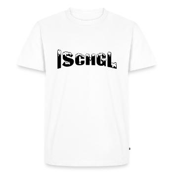 Ischgl station de ski (neige) - T-shirt Premium bio Homme - blanc - Devant - Nico (187cm)