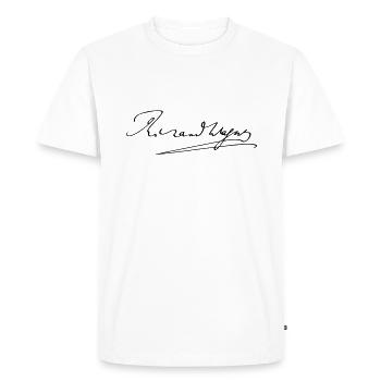 Richard Wagner - Men's Premium Organic T-Shirt - white - Front - Nico (187cm)