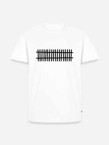 Clôture - T-shirt Premium bio Homme - blanc