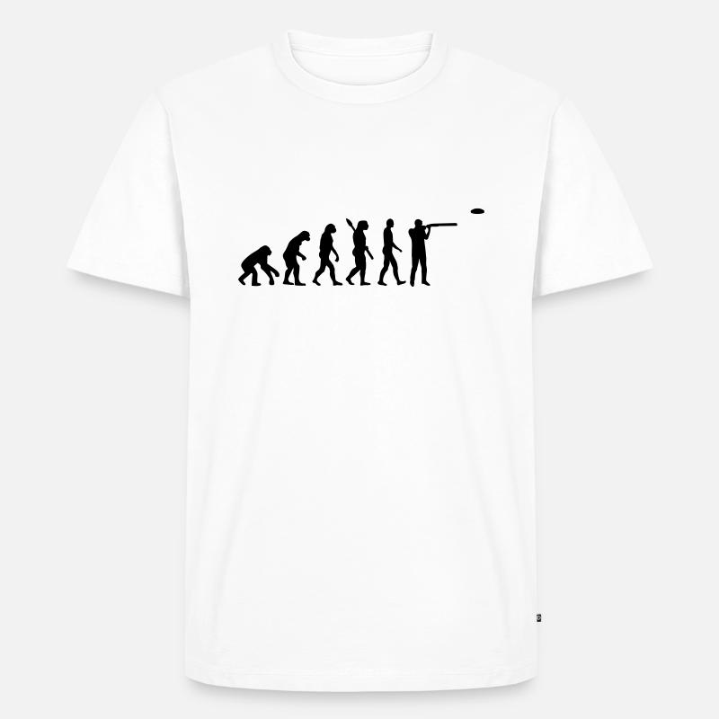 Evolution Ball-trap - T-shirt Premium bio Homme - blanc