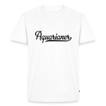 Aquariophiles - T-shirt Premium bio Homme - blanc - Devant - Nico (187cm)