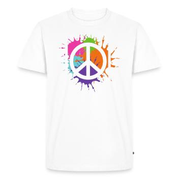 Stop Wars #2 - T-shirt Premium bio Homme - blanc - Devant - Nico (187cm)
