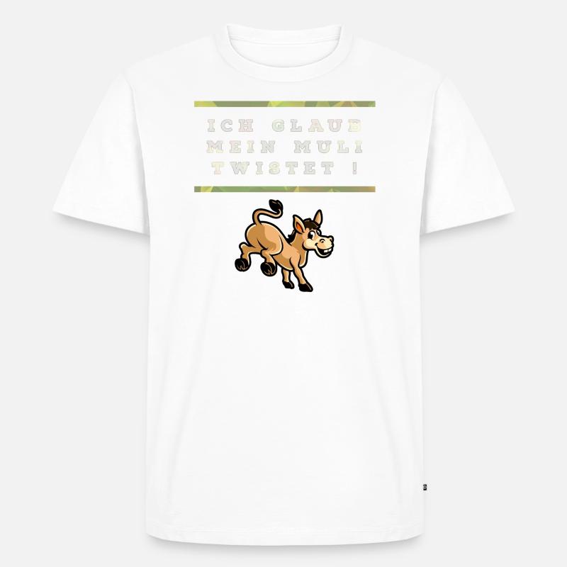 Muli - Männer Premium Bio T-Shirt - Weiß