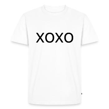 Xoxo - Men's Premium Organic T-Shirt - white - Front - Nico (187cm)