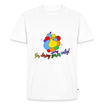 Skateboard rider - Men's Premium Organic T-Shirt - white - Front - Nico (187cm)