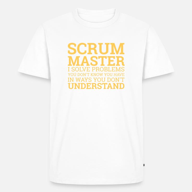 "Scrum Master" | Programmierer - Männer Premium Bio T-Shirt - undefined