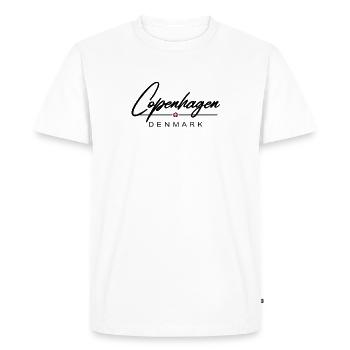 Copenhague - T-shirt Premium bio Homme - blanc - Devant - Nico (187cm)