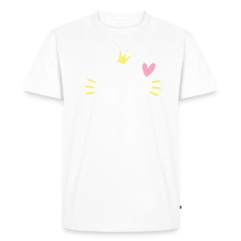Couronne de nom de Tina - T-shirt Premium bio Homme - blanc - Devant - Nico (187cm)