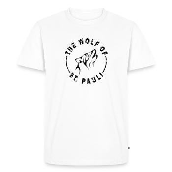 St.Pauli Hambourg - T-shirt Premium bio Homme - blanc - Devant - Nico (187cm)