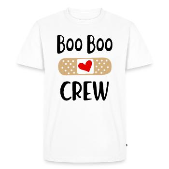 Équipage Boo Boo - T-shirt Premium bio Homme - blanc - Devant - Nico (187cm)