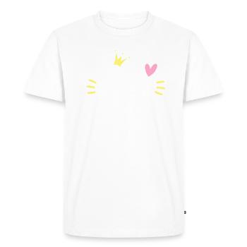 Tanja Name Krone - Men's Premium Organic T-Shirt - white - Front - Nico (187cm)