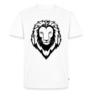 Löwe - T-shirt Premium bio Homme - blanc - Devant - Nico (187cm)