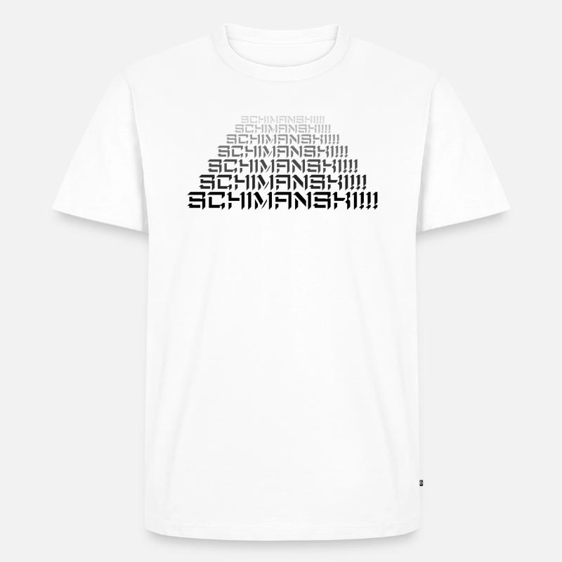 Schimanski! - Männer Premium Bio T-Shirt - Weiß