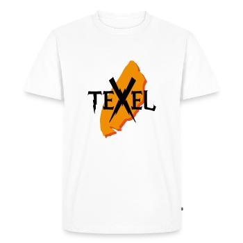 Texel - T-shirt Premium bio Homme - blanc - Devant - Nico (187cm)