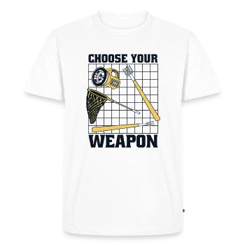 Choisissez votre arme Têtard Rainette Crapaud - T-shirt Premium bio Homme - blanc - Devant - Nico (187cm)
