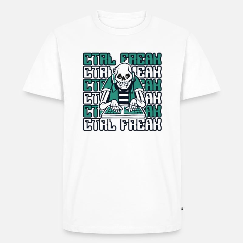 CTRL Freak Softwareentwickler Developer - Männer Premium Bio T-Shirt - Weiß