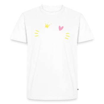 Couronne de nom d’Anna - T-shirt Premium bio Homme - blanc - Devant - Nico (187cm)