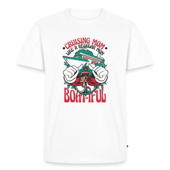 Croisière Maman Plus Boatiful Croisière En Bateau - T-shirt Premium bio Homme - blanc - Devant - Nico (187cm)