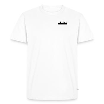 Kölner Skyline Outfit Kölle Fan-s Geschenkidee - Men's Premium Organic T-Shirt - white - Front - Nico (187cm)