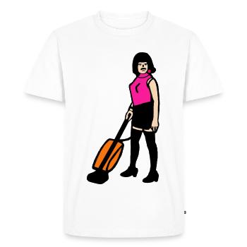 Freddy want to break free, Queen, freddie # - Men's Premium Organic T-Shirt - white - Front - Nico (187cm)