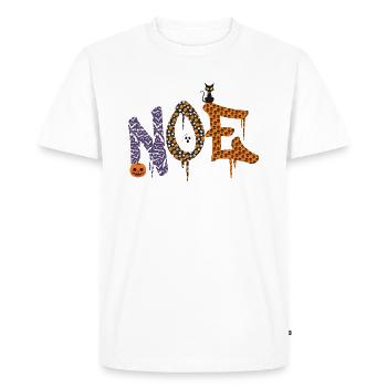 Noé prénom Cadeau personnalisé prénom noe - T-shirt Premium bio Homme - blanc - Devant - Nico (187cm)