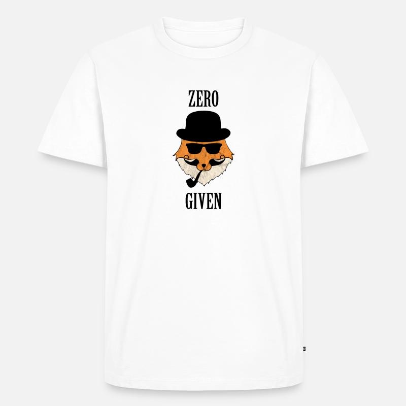 ZERO FOX GIVEN - Männer Premium Bio T-Shirt - Weiß