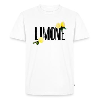 Limone - T-shirt Premium bio Homme - blanc - Devant - Nico (187cm)