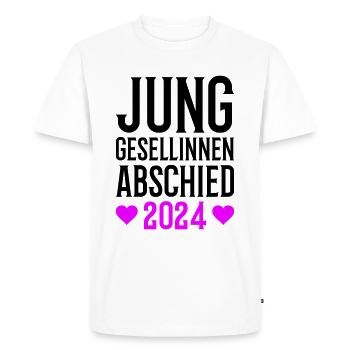 Hen party 2024 - Men's Premium Organic T-Shirt - white - Front - Nico (187cm)