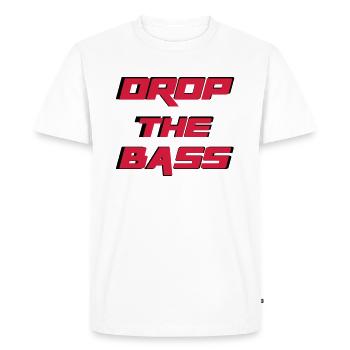 Bass - T-shirt Premium bio Homme - blanc - Devant - Nico (187cm)
