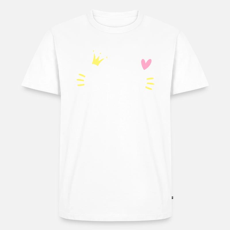 Sarah Name Krone - Männer Premium Bio T-Shirt - Weiß