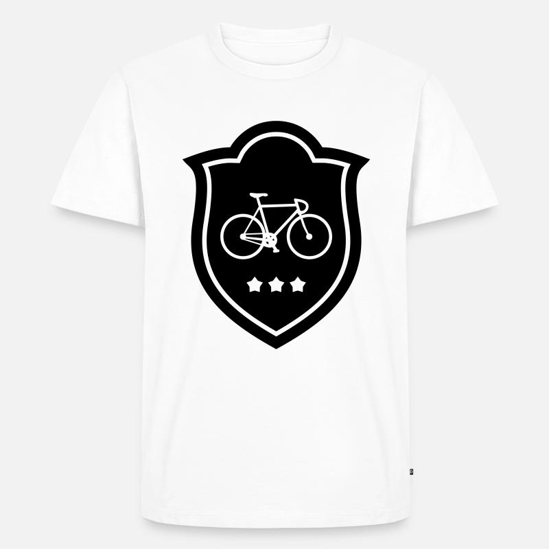 Radfahren - Radfahren - Männer Premium Bio T-Shirt - Weiß