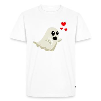 Spectre Saint-Valentin - T-shirt Premium bio Homme - blanc - Devant - Nico (187cm)