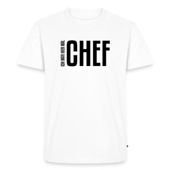 I was boss here Job change, farewell - Men's Premium Organic T-Shirt - white - Front - Nico (187cm)
