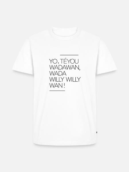 Wanabe yaourt - T-shirt Premium bio Homme - blanc