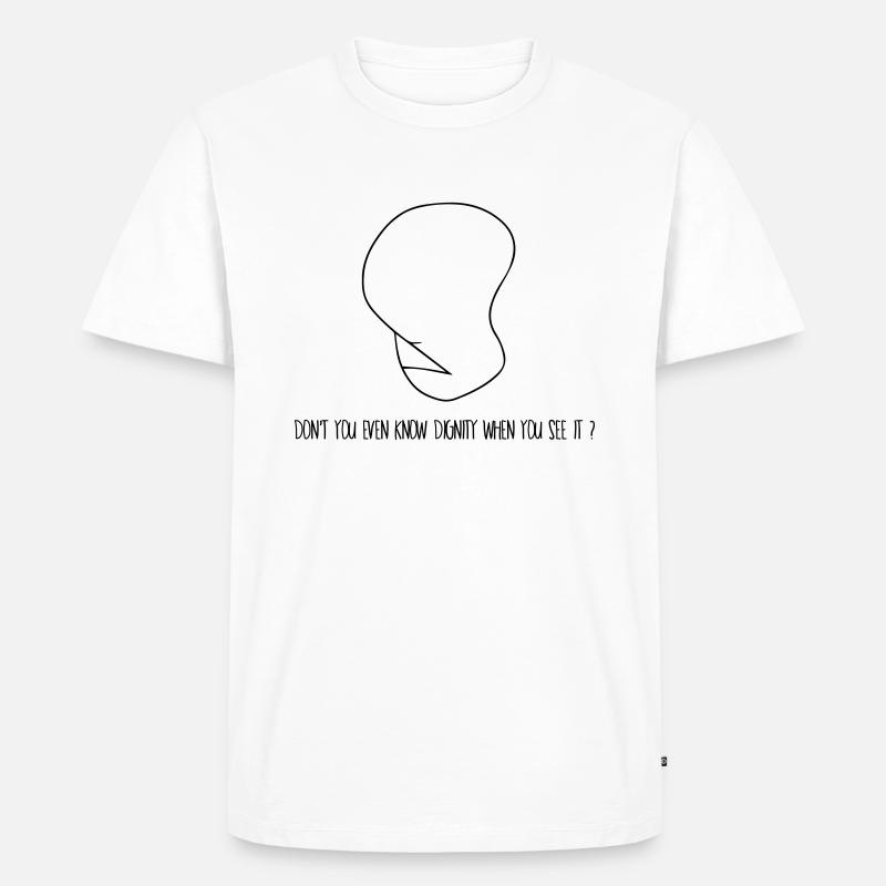 c'est la dignité Luann - T-shirt Premium bio Homme - blanc