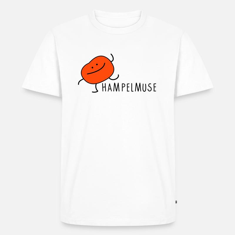 Pampelmuse tanzt - Männer Premium Bio T-Shirt - Weiß