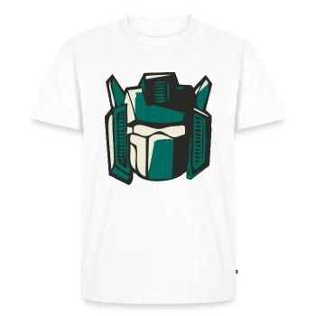 Transformers G1 Costume De Tête Ricochet - T-shirt Premium bio Homme - blanc - Devant - Nico (187cm)