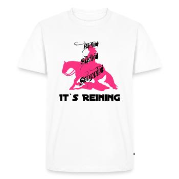 riding_sliding_stopping - Men's Premium Organic T-Shirt - white - Front - Nico (187cm)