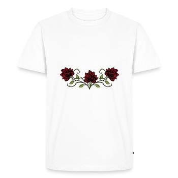 Retraité 2022 Design Happy Retirement Not My Proble - T-shirt Premium bio Homme - blanc - Devant - Nico (187cm)