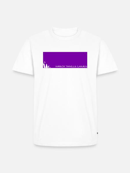 Wreck Tangle Games - Logo - Men's Premium Organic T-Shirt - white