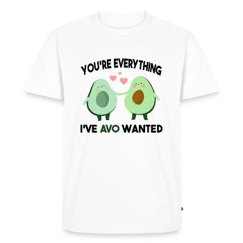 You're Everything I've AVO Wanted - T-shirt Premium bio Homme - blanc - Devant - Nico (187cm)