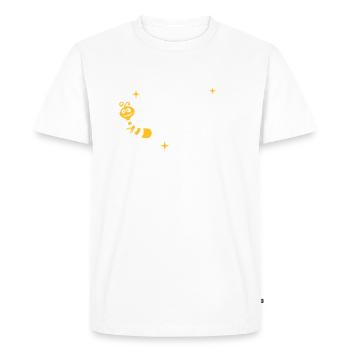 I wish I were a Glow Worm - Men's Premium Organic T-Shirt - white - Front - Nico (187cm)