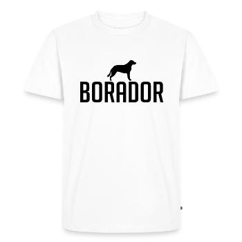 Borador Dog Breeds Dogs Dog Wilsigns - Men's Premium Organic T-Shirt - white - Front - Nico (187cm)