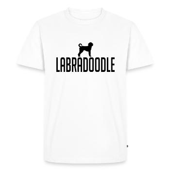 Labradoodle Dog breeds Dogs Wilsigns - Men's Premium Organic T-Shirt - white - Front - Nico (187cm)