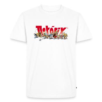 Asterix & Obelix Start for the Run - Men's Premium Organic T-Shirt - white - Front - Nico (187cm)