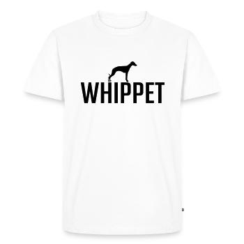 WHIPPET Races de chiens Chiens Lévriers Wilsigns - T-shirt Premium bio Homme - blanc - Devant - Nico (187cm)